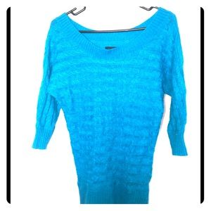 FINAL-American Eagle 3/4 Sleeve Boat Neck Sweater